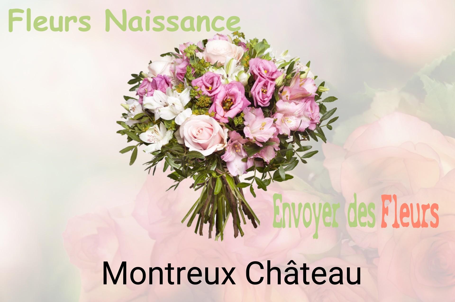 Bouquet de fleurs de naissance livré à Montreux-Château