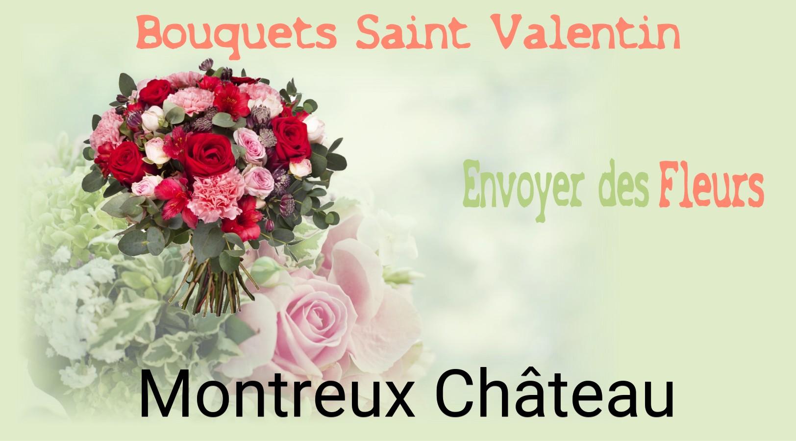 Roses de Saint-Valentin livrées à Montreux-Château